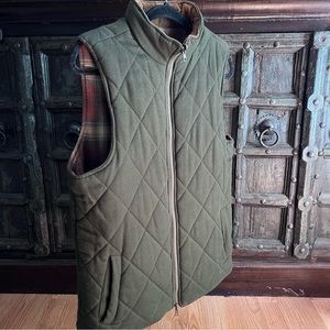 Orton Brothers Reversible Quilted Flannel Vest